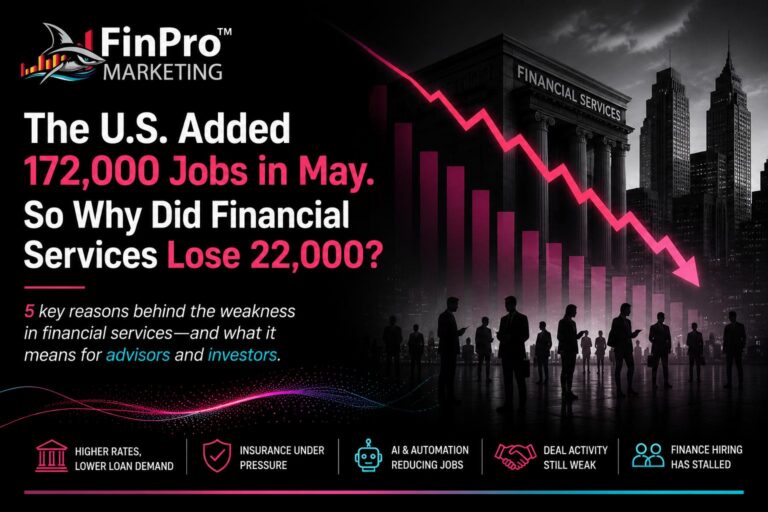 The U.S. Added 172,000 Jobs in May. So Why Did Financial Services Lose 22,000?
